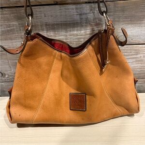 Dooney & Bourke Brown Leather Shoulder Bag